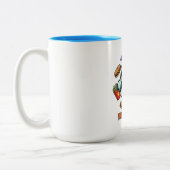 Füttre mich oder ich Boo Ghost Halloween Zweifarbige Tasse (Links)