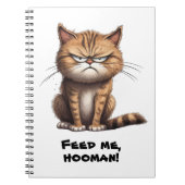 Füttre mir, Hooman! Funny Notizblock (Vorderseite)