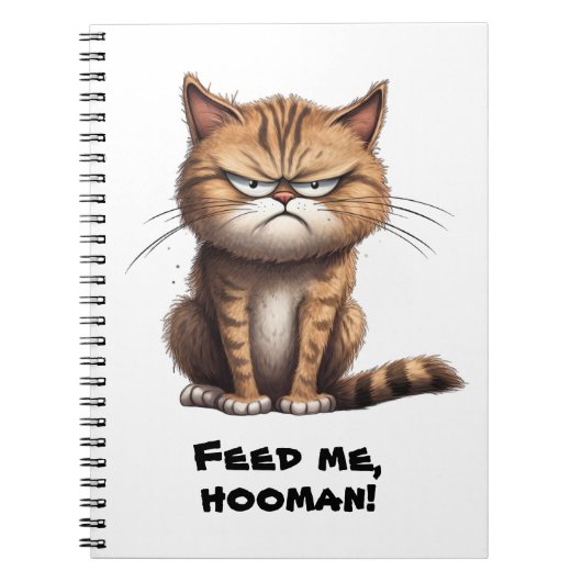 Füttre mir, Hooman! Funny Notizblock (Vorderseite)