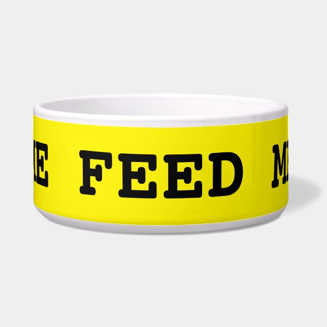 Füttre mir Pet Bowls Napf (Vorderseite)