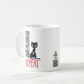 Füttre mir, Pet mir Kaffeetasse (Vorderseite Links)