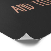 Füttre mir schottische Eier und sag mir, dass ich Poster (Ecke)