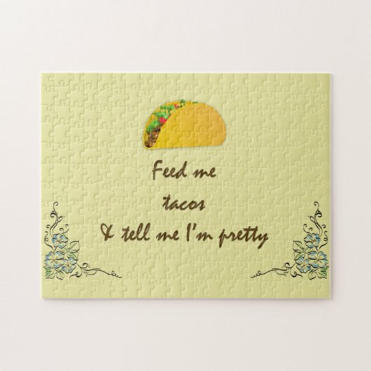 Füttre mir Tacos Puzzle (Horizontal)