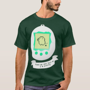 Füttre mir Tamagotchi Virtual Pet Niedliche Kreatu T-Shirt