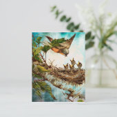 FÜTTRE POSTKARTE (Stehend Vorderseite)