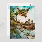 FÜTTRE POSTKARTE (Vorne/Hinten)