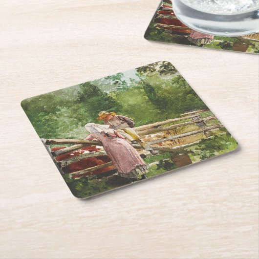 Füttre Rechteckiger Pappuntersetzer (angewinkelt)