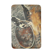 Füttre Zeit! Badematte (Vorderseite Vertikal)