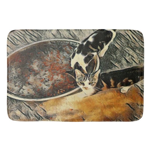 Füttre Zeit! Badematte (Vorderseite)