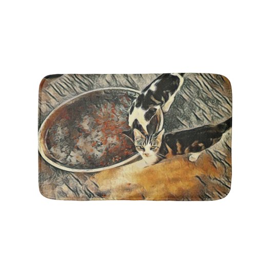 Füttre Zeit! Badematte (Vorderseite)