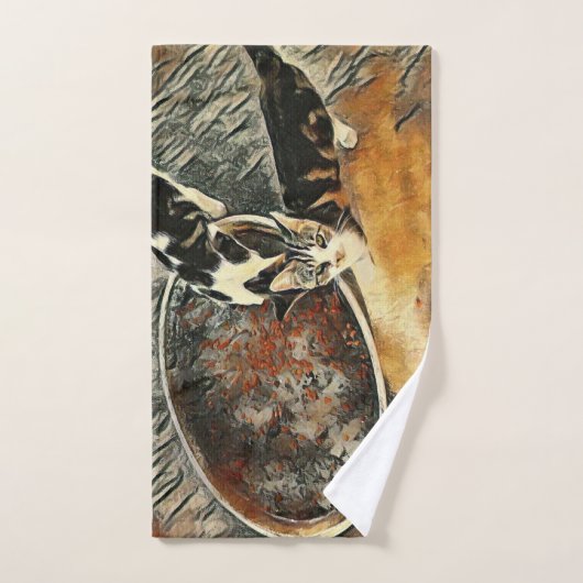 Füttre Zeit! Badhandtuch Set (Handtuch)