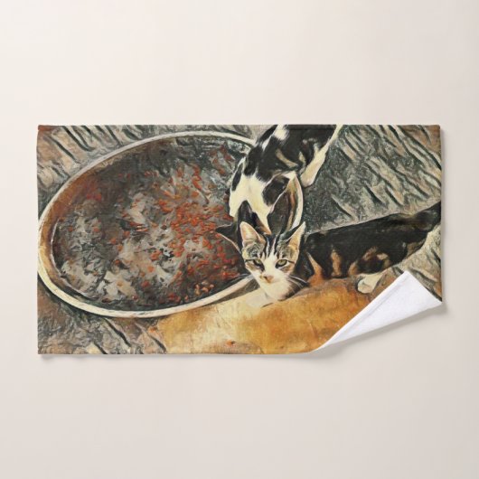 Füttre Zeit! Badhandtuch Set (Handtuch)