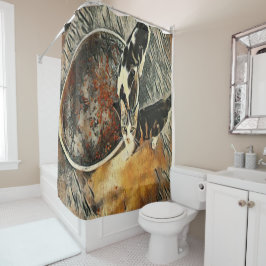 Füttre Zeit! Duschvorhang