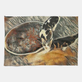 Füttre Zeit! Geschirrtuch (Horizontal)