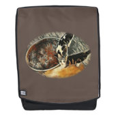 Füttre Zeit! Rucksack (Vorderseite)