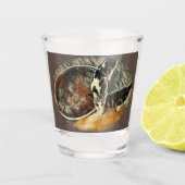 Füttre Zeit! Schnapsglas (Vorderseite)