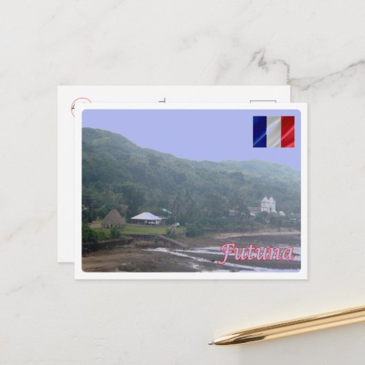 Futuna - Wallis und Futuna - Postkarte (Vorderseite/Rückseite Beispiel)