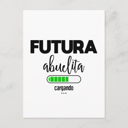 Futura abuelita cargando postkarte (Vorderseite)