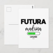 Futura madrina cargando postkarte (Vorne/Hinten)