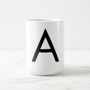 Futura Schriftart-Alphabet Kaffeetasse
