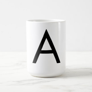 Futura Schriftart-Alphabet Kaffeetasse