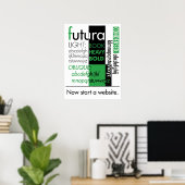 Futura Typography Poster (Heimbüro)
