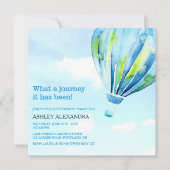 Future Adventures Hot-Air-Ballon-Pensionskurs Part Einladung (Vorderseite)