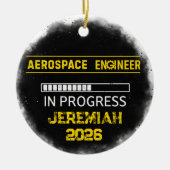 Future Aerospace Engineer Ceramic Ornament (Vorne)