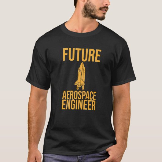 Future Aerospace Engineer Rocket Engineering Graph T-Shirt (Vorderseite)
