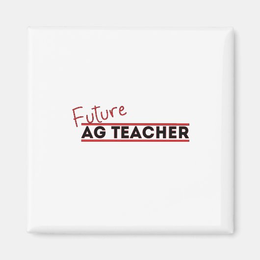 Future Ag Teacher Magnet (Vorne)