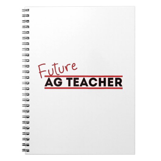 Future Ag Teacher Notizblock (Vorderseite)