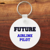 Future Airline Pilot Schlüsselanhänger (Vorderseite)