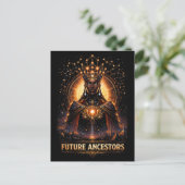 Future Ancestors Postkarte (Stehend Vorderseite)