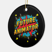 Future Animator Keramik Ornament (Links)
