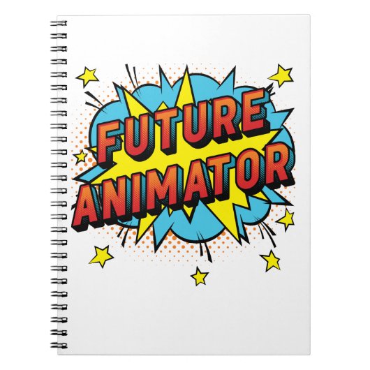 Future Animator Motion Graphics Notizblock (Vorderseite)