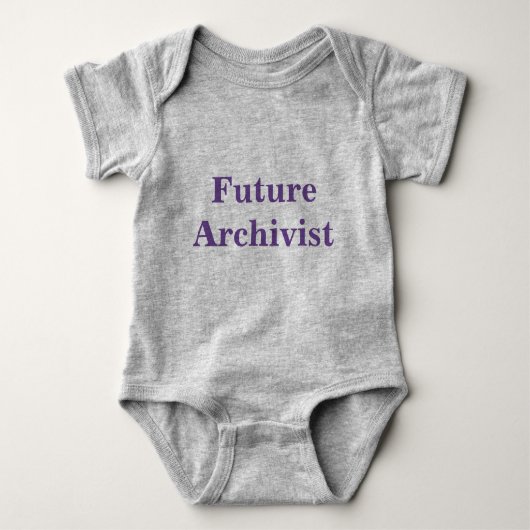 Future Archivist Baby Strampler (Vorderseite)