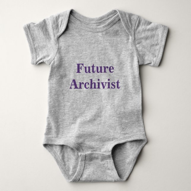 Future Archivist Baby Strampler (Vorderseite)