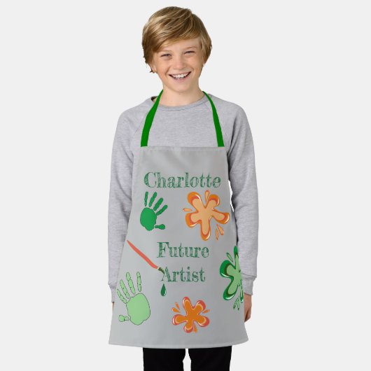 Future Artist Schürze (Getragen)