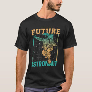 Future Astronaut Astronomy Space Rocket Planets T-Shirt