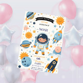 Future Astronaut Space Birthday Einladung