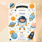 Future Astronaut Space Birthday Einladung