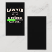 Future Attorney Student Lawyer Visitenkarte (Vorne/Hinten)