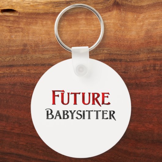Future Babysitter Schlüsselanhänger (Vorderseite)