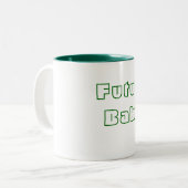 Future Baker Zweifarbige Tasse (Vorderseite Links)