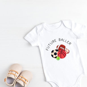 Future Baller Sporty Baby Bodysuit Baby Strampler
