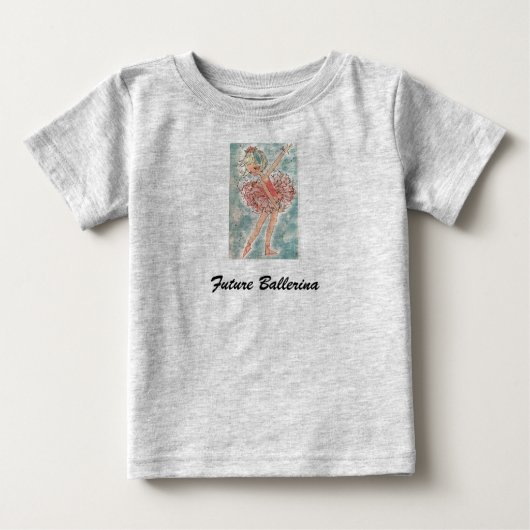 Future Ballerina Baby T-shirt (Vorderseite)