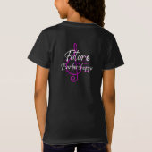 Future Barbershopper Girl's T - Shirt (Rückseite)