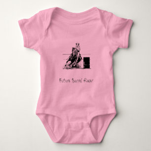 Future Barrel Racer Baby Strampler