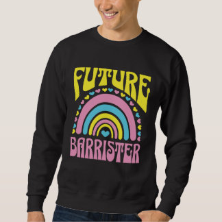 Future Barrister Bright Retro Rainbow Barristers T Sweatshirt