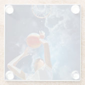 Future Basketball All Star Glasuntersetzer (Rückseite)